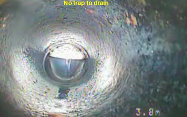No Trap to Drain