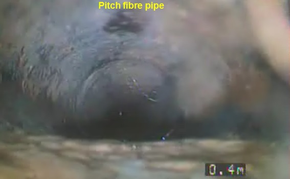Pitch fiber pipe